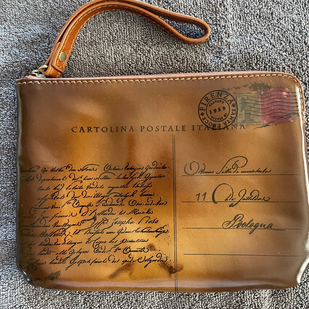 Patricia Nash Leather Wristlet